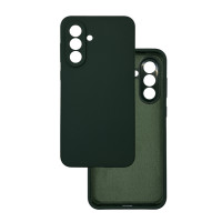 Чохол накладка Silicone Cover Soft Touch ЗК Samsung A57 Темно-зелений