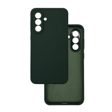 Чохол накладка Silicone Cover Soft Touch ЗК Samsung A57 Темно-зелений