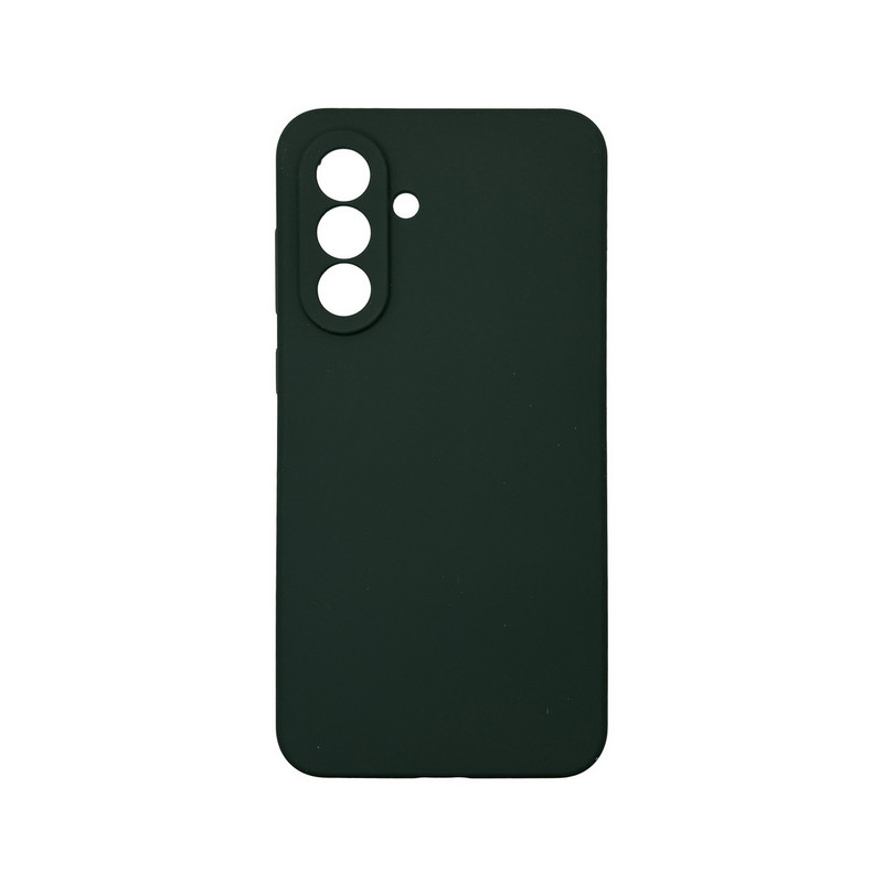 Чохол накладка Silicone Cover Soft Touch ЗК Samsung A57 Темно-зелений