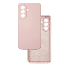 Чохол накладка Silicone Cover Soft Touch ЗК Samsung A57 Пудра