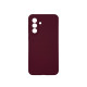 Чохол накладка Silicone Cover Soft Touch ЗК Samsung A57 Бордовий