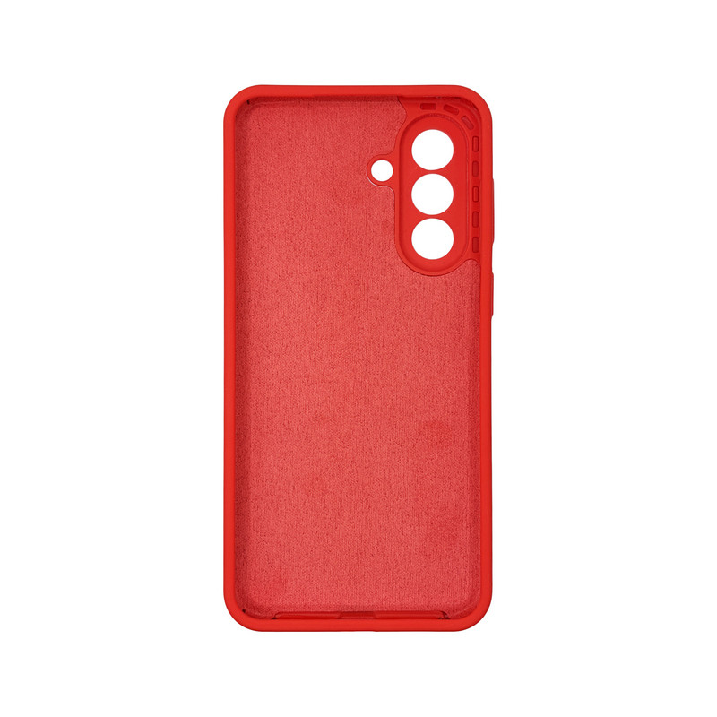 Чехол накладка Silicone Cover Soft Touch ЗК Samsung A57 Красный