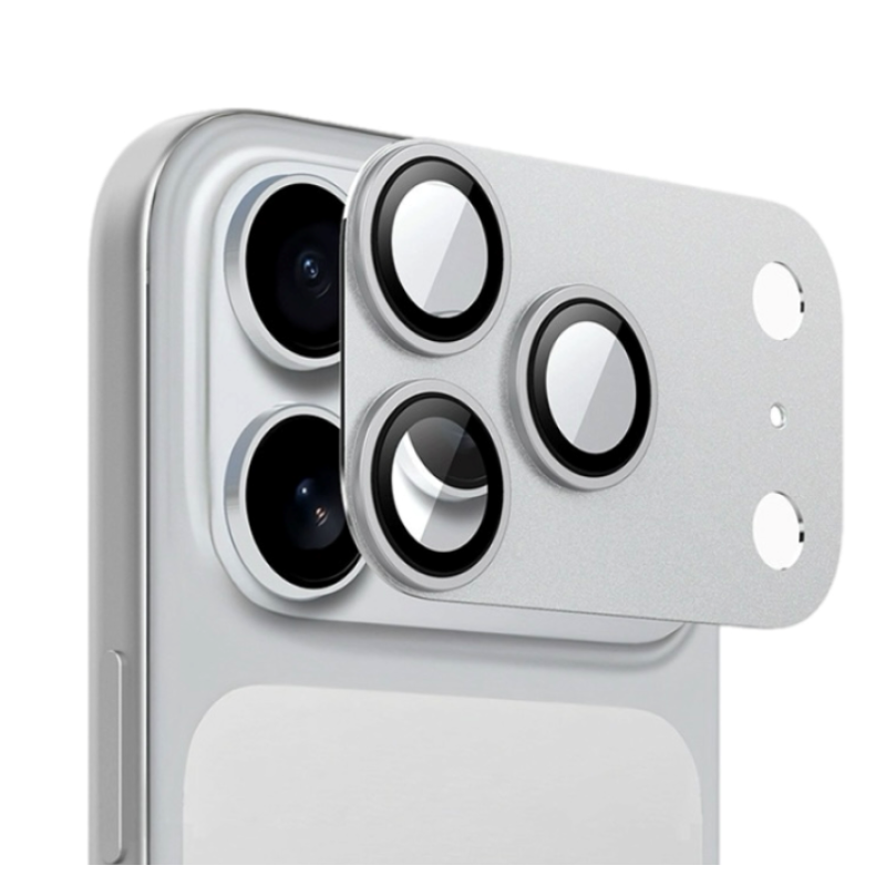 Металлическая защита камеры Full iPhone 17 Pro Silver