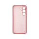 Чехол накладка Silicone Cover Soft Touch ЗК Samsung S24FE Розовый