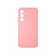 Чехол накладка Silicone Cover Soft Touch ЗК Samsung S24FE Розовый