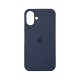 Чехол Silicone Case iPhone 16 Plus Темно-синий (Midnight Blue)
