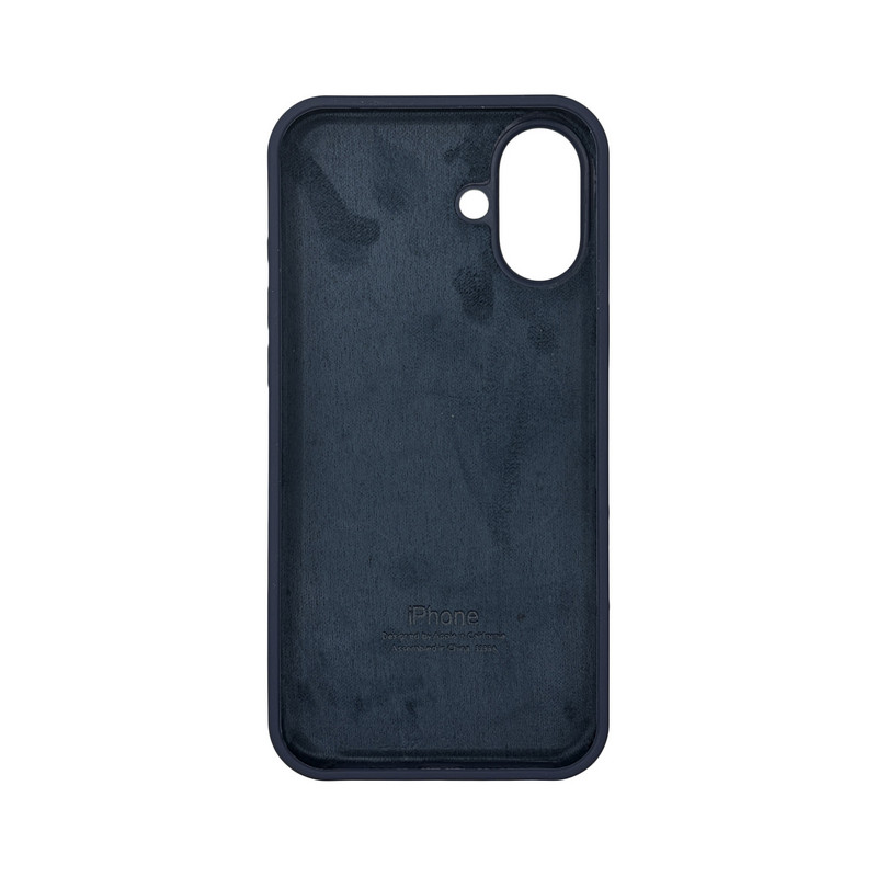 Чехол Silicone Case iPhone 16 Plus Темно-синий (Midnight Blue)