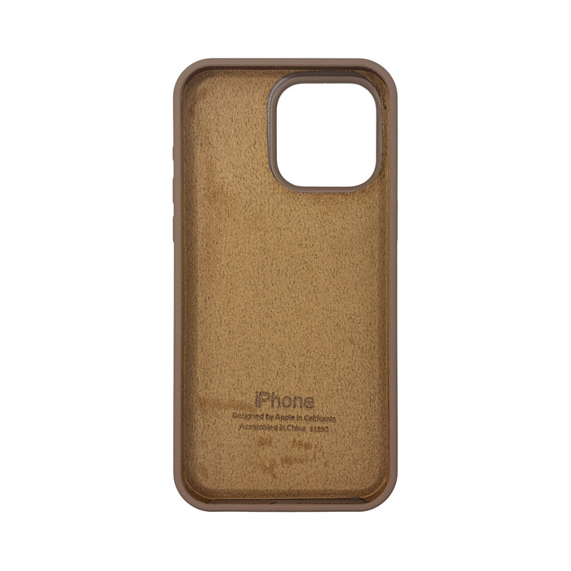 Чехол Silicone Case iPhone 14 Pro Max Коричневый (Brown)