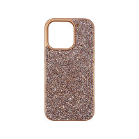Чохол накладка Swarovski iPhone 16 Pro Bronze