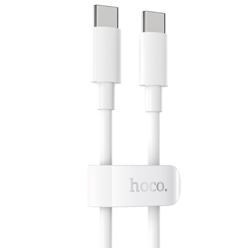 Кабель Type-C to Type-C Hoco X51 100W 2m White