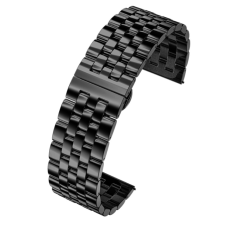 Ремінець Amazfit/Samsung Metall Rolex design 22 mm Black