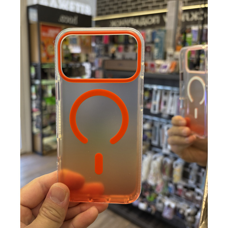 Чехол накладка Phantom with MagSafe Apple iPhone 17 Pro Max Orange