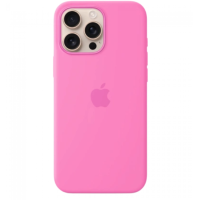 Чехол Silicone Case Original with MagSafe с анимацией iPhone 16 Pro Max Розовый (Peony)