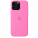 Чехол Silicone Case Original with MagSafe с анимацией iPhone 16 Pro Max Розовый (Peony)