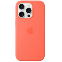Чехол Silicone Case Original with MagSafe с анимацией iPhone 16 Pro Max Оранжевый (Tangerine)