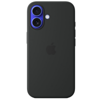 Чехол Silicone Case Original with MagSafe с анимацией iPhone 17 Черный (Black)