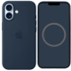 Чехол Silicone Case Original with MagSafe с анимацией iPhone 17 Синий (Midnight)