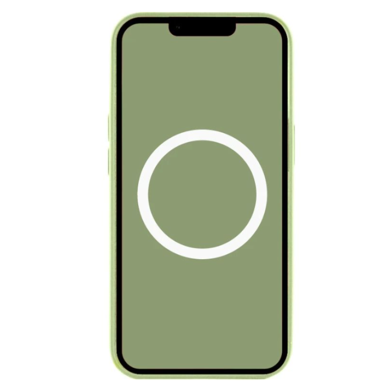 Чохол Silicone Case Original with MagSafe з анімацією iPhone 17 Зелений (Light Moss)