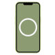 Чохол Silicone Case Original with MagSafe з анімацією iPhone 17 Зелений (Light Moss)