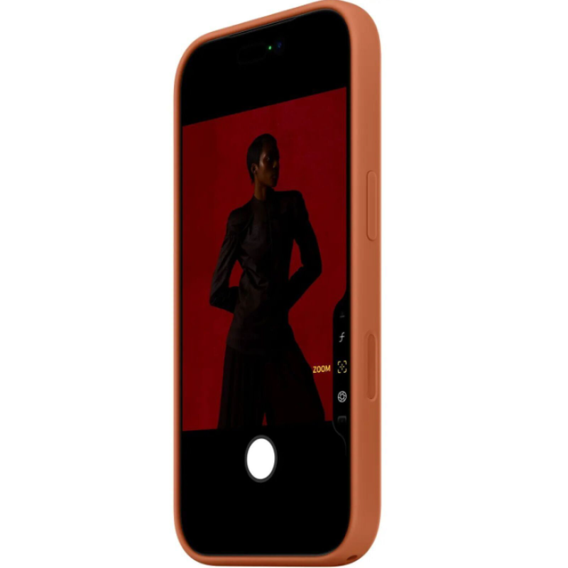 Чохол Silicone Case Original with MagSafe з анімацією iPhone 17 Коричневий (Terracotta)