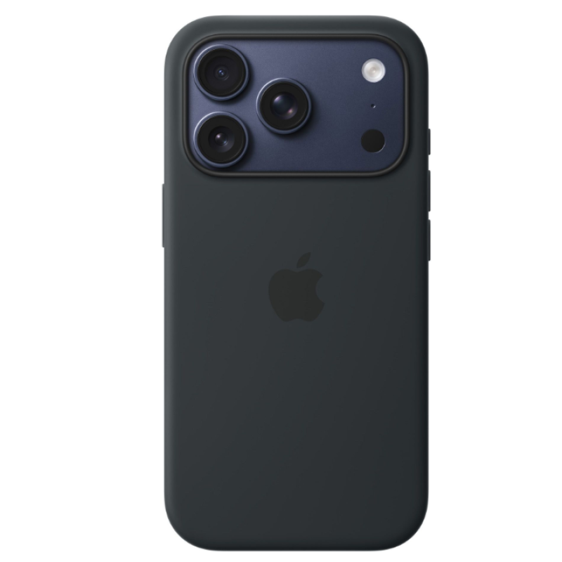 Чехол Silicone Case Original with MagSafe с анимацией iPhone 17 Pro Черный (Black)