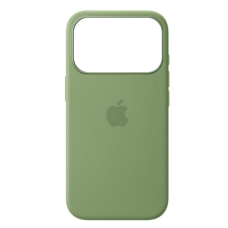 Чохол Silicone Case Original with MagSafe з анімацією iPhone 17 Pro Max Зелений (Light Moss)