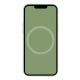 Чохол Silicone Case Original with MagSafe з анімацією iPhone 17 Pro Max Зелений (Light Moss)