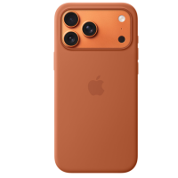 Чохол Silicone Case Original with MagSafe з анімацією iPhone 17 Pro Max Коричневий (Terra Cotta)