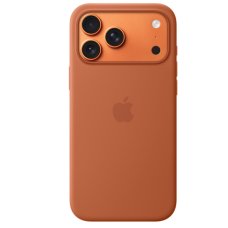 Чехол Silicone Case Original with MagSafe с анимацией iPhone 17 Pro Max Коричневый (Terra Cotta)