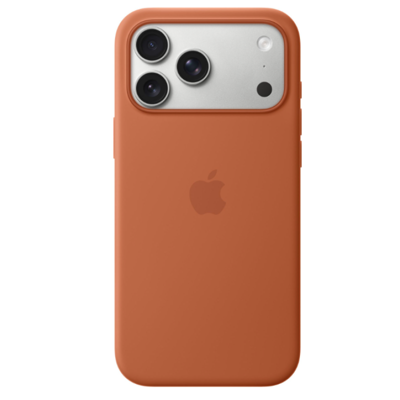 Чохол Silicone Case Original with MagSafe з анімацією iPhone 17 Pro Max Коричневий (Terra Cotta)