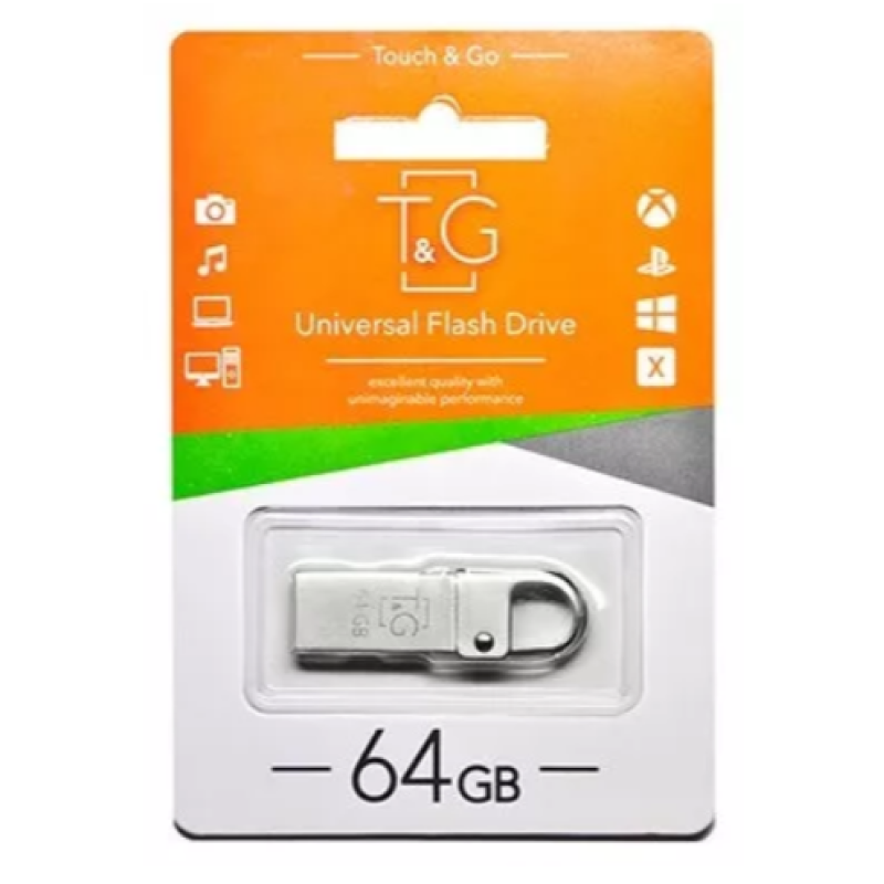 USB Flash T&G TG027 64Gb 2.0 silver
