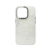 Чохол накладка Luxury Marble iPhone 14 Pro Max White