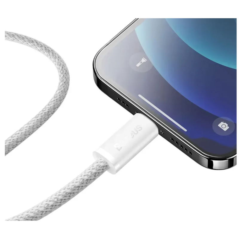Кабель USB-C to Lightning Baseus Dynamic Series 20W 1m Белый