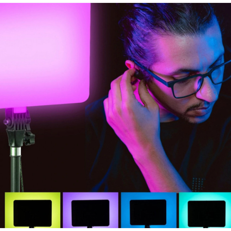 Лампа-відеосвітло LED RGB PM-36 36×25 см, 352 LED, 2700K–6000K