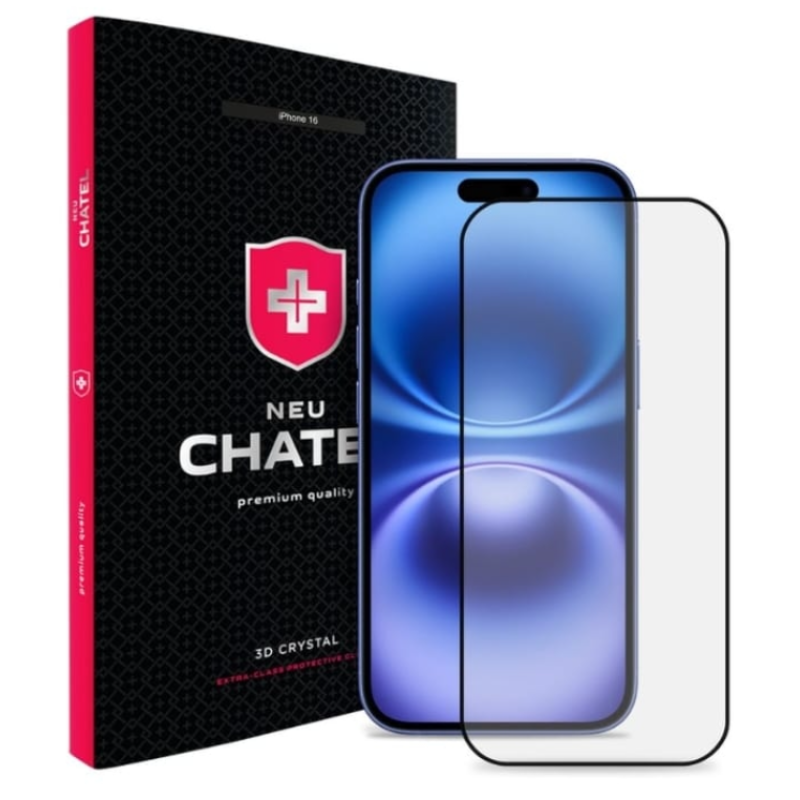 Захисне скло NEU Chatel Corning Gorilla Glass with Mesh for iPhone 16 / 15