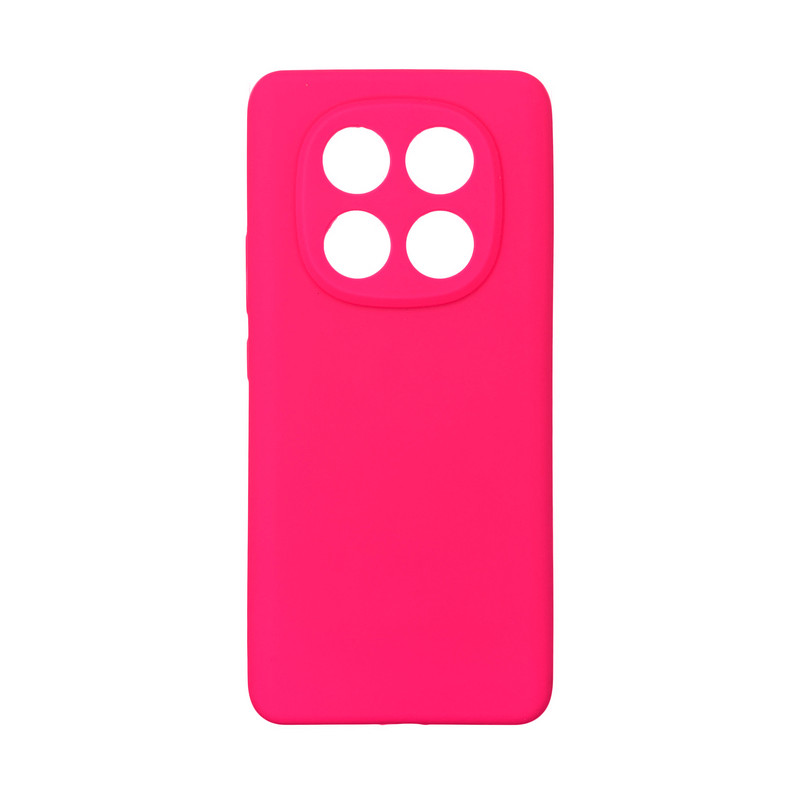 Чохол накладка Silicone Cover Soft Touch ЗК Xiaomi Redmi Note 15 4G Фуксія