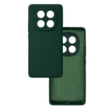 Чохол накладка Silicone Cover Soft Touch ЗК Xiaomi Redmi Note 15 4G Темно-зелений