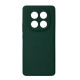 Чохол накладка Silicone Cover Soft Touch ЗК Xiaomi Redmi Note 15 4G Темно-зелений
