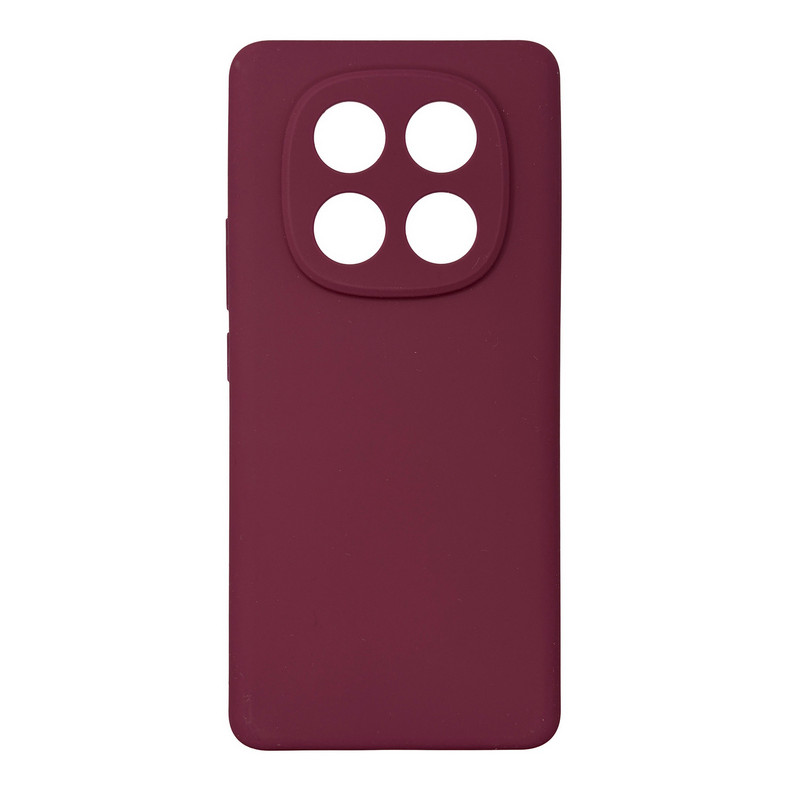 Чохол накладка Silicone Cover Soft Touch ЗК Xiaomi Redmi Note 15 4G Бордовий