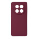 Чохол накладка Silicone Cover Soft Touch ЗК Xiaomi Redmi Note 15 4G Бордовий