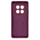 Чохол накладка Silicone Cover Soft Touch ЗК Xiaomi Redmi Note 15 4G Бордовий
