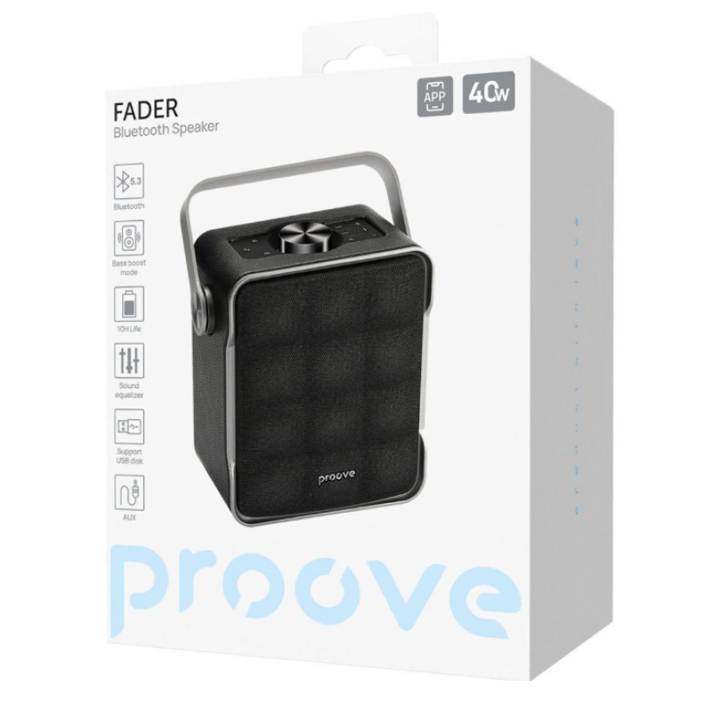 Портативна колонка Proove Fader 40W