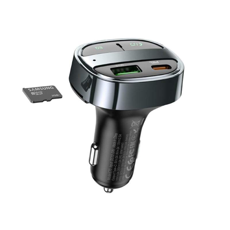 FM модулятор Hoco E70 PD30W+QC3.0
