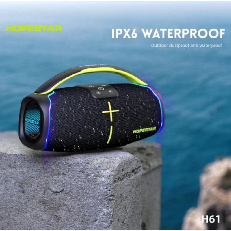 Портативна колонка HOPESTAR H61 50W, 6000mAh (33,9*18,7*14,8 см)