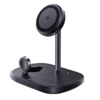 Бездротова зарядна станція Baseus EnerFill FS41 3in1 Wireless Charging Stand with TEC Cooling 22.5W