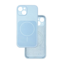 Чохол Silicone Case Vision MagSafe світло-блакитний iPhone 14
