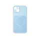 Чехол Silicone Case Vision MagSafe светло-голубой iPhone 14