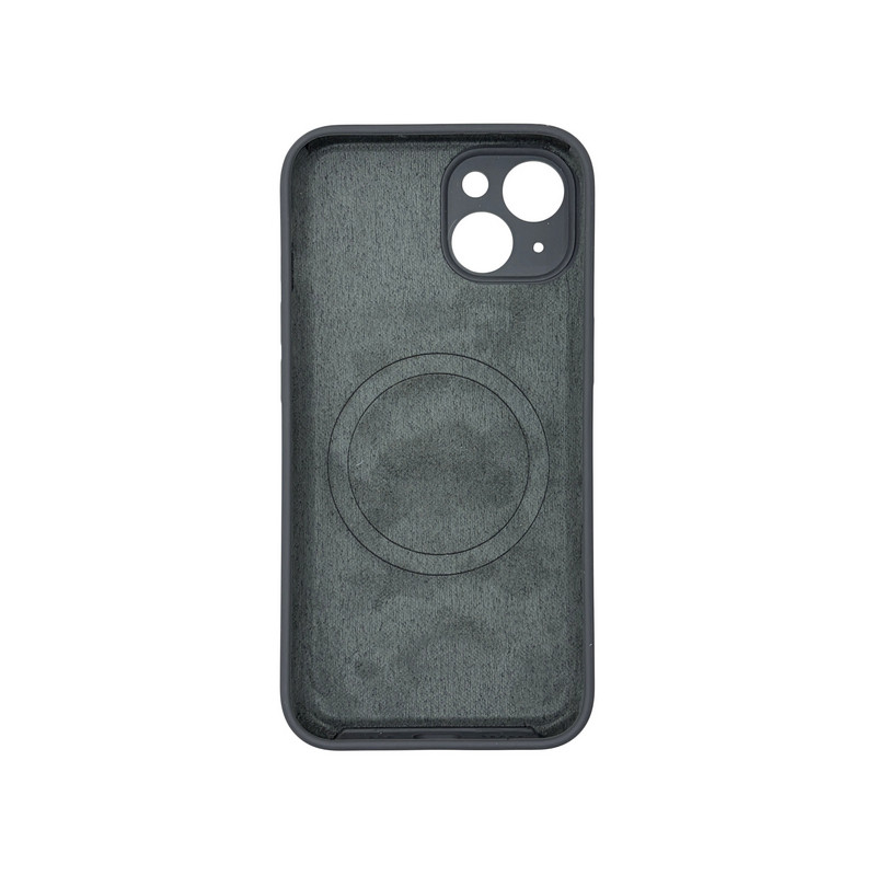 Чехол Silicone Case Vision MagSafe темно-серый iPhone 14