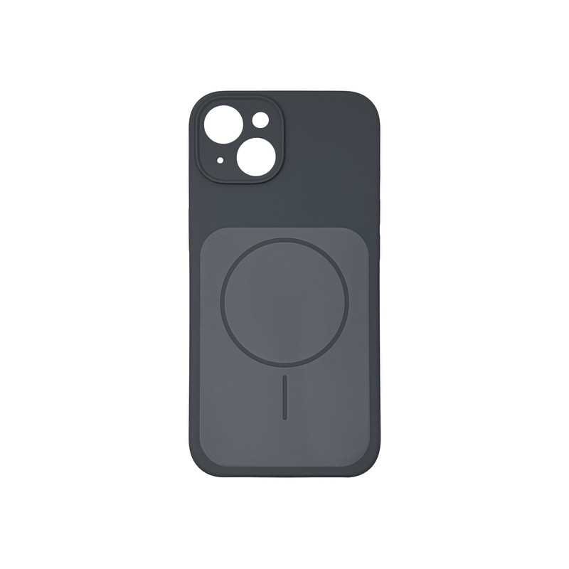 Чехол Silicone Case Vision MagSafe темно-серый iPhone 14