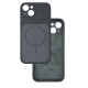 Чехол Silicone Case Vision MagSafe темно-серый iPhone 14